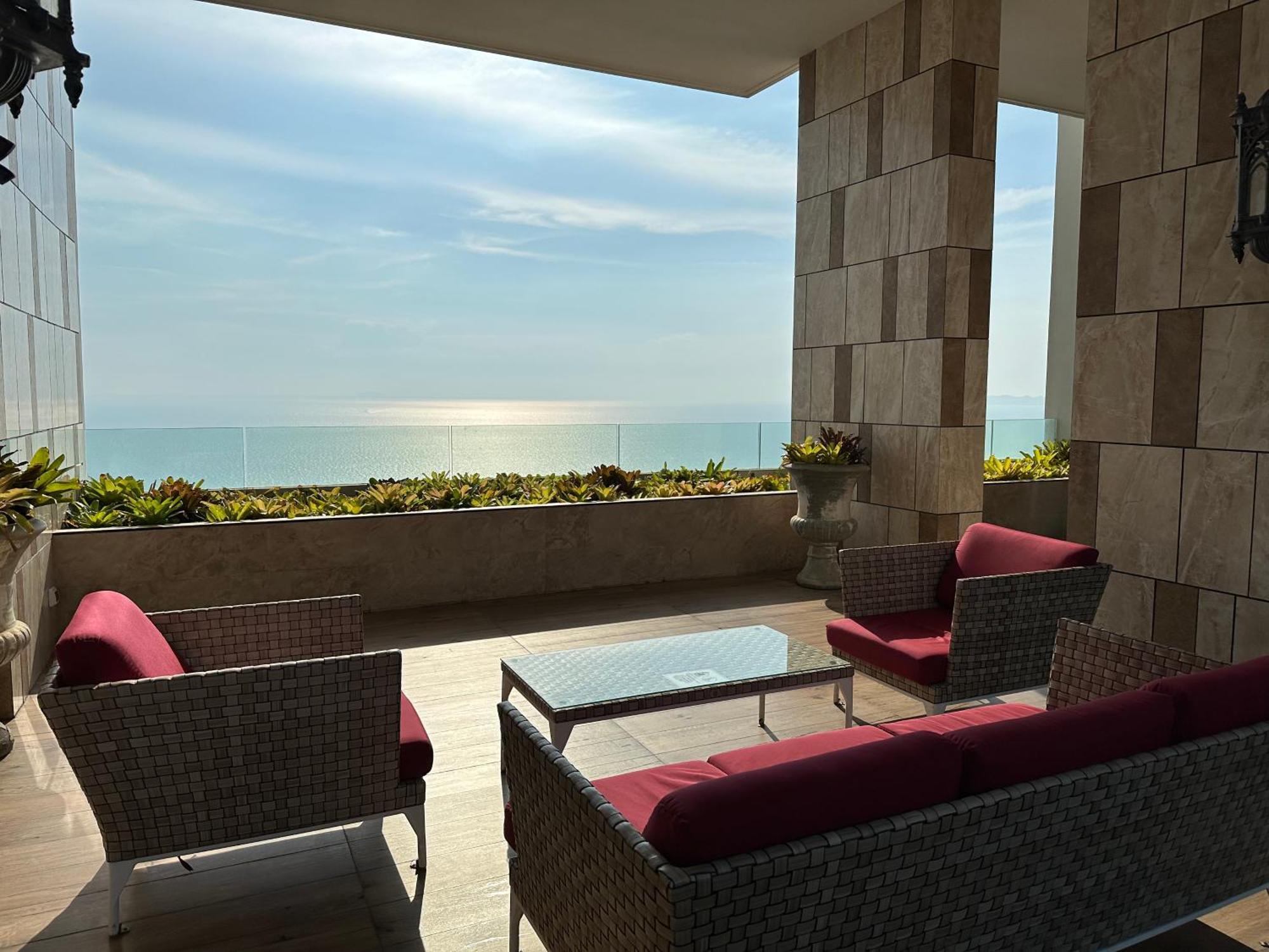 芭提雅高层海景奢华公寓the Riviera Jomtien生香家直达海滩2704 Eksteriør bilde