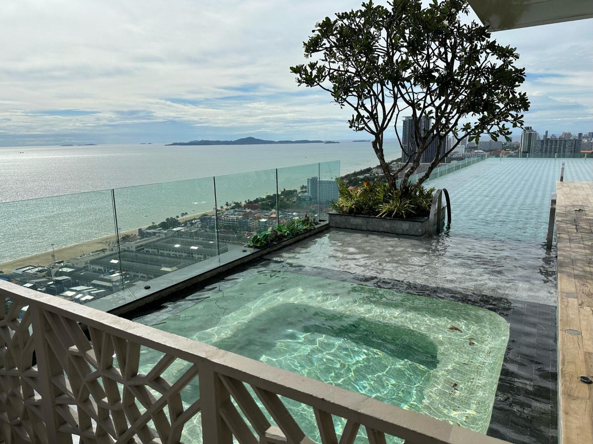 芭提雅高层海景奢华公寓the Riviera Jomtien生香家直达海滩2704 Eksteriør bilde